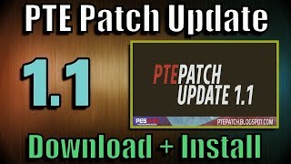 PES 2018 PTE Patch 11  Download  Install on PC [upl. by Lysander]