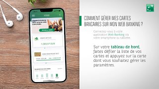 Comment gérer vos cartes bancaires sur le Web Banking [upl. by Omar]