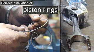 How To Install The Piston Ring [upl. by Lenci]