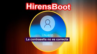 Hirens Boot quitar contraseña windows 10 [upl. by Reppiks413]