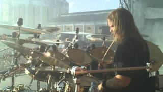 Pearl Artist Fredrik AnderssonAmon Amarth Drum Cam Tuska 2011  Guardians Of Asgaard [upl. by Monjan]