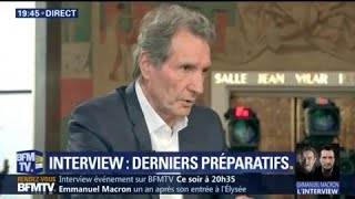 EN DIRECT Suivez en direct linterview dEmmanuel Macron sur BFMTV [upl. by Doone670]