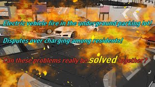 The solution for electric vehicle fires in underground parking lots and the story of patenting it [upl. by Yrkcaz]