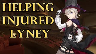 Helping Injured Lyney Genshin ASMR Roleplay Listener x Lyney Romantic [upl. by Georgy]