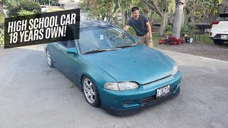 Getting My High School Car To Run  B16A2 Eg Civic [upl. by Zollie]