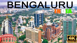 Bengaluru city Aerial Drone tour video  Namma Bengaluru  Silicon city Garden city of India [upl. by Lobell51]