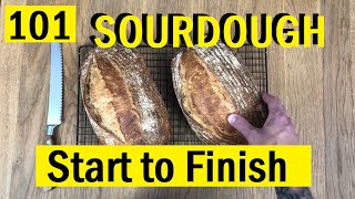 101 Beginners NO KNEAD Sourdough Loaf Start to Finish  Bake With Jack [upl. by Glaser310]