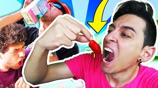 PROBAMOS EL CHILE MÁS PICANTE DE MÉXICO 🌶️💥 CHILE HABANERO CHALLENGE [upl. by Aizatsana]