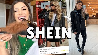 MINHA MAIOR COMPRA DA SHEIN DE INVERNO  FASHION HAUL RENOVEI MEUS LOOKS DE INVERNO COM A SHEIN [upl. by Berta]