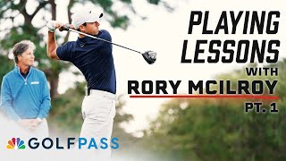 Playing Lessons with Rory McIlroy  Part 1  GolfPass  Golf Channel [upl. by Marder160]