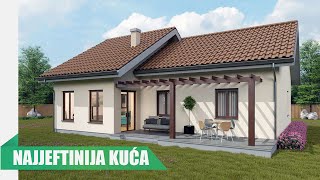 KUĆA ZA SAMO 6999€ Najjeftiniji modeli Montažne kuće LINDA [upl. by Amathiste439]