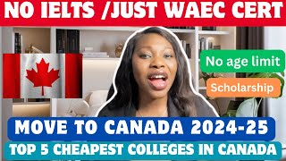 COME TO CANADA 🇨🇦 FOR FREE NO IELTS Fee waiver move with family [upl. by Myrwyn]