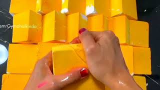 yellow crush of two edits in one video oddly satisfying asmrgymchalk of ASMRgymchalkIndonesia [upl. by Theda]