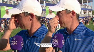 Rory McIlroy gets emotional talking about Seve Ballesteros after matching his 6 Race to Dubai titles [upl. by Belford]