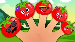 Tomato Finger Family  Nursery Rhymes For Kids  Children Song [upl. by Leamaj231]