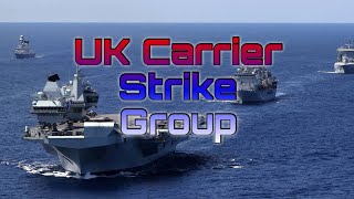 UK Carrier Strike Group HMS Queen Elizabeth [upl. by Anitsirhk]