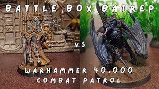 Battle Box Batrep  Warhammer 40000 Combat Patrol Adepta Sororitas vs Tyranids [upl. by Hael]