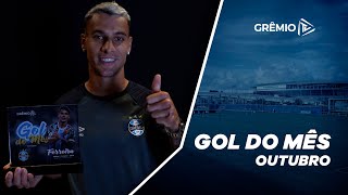 FERREIRA RECEBE TROFÉU DE GOL MAIS BONITO DE OUTUBRO [upl. by Ecertak]