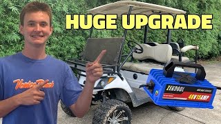 How to Replace Golf Cart Battery Cables and Upgrading our Charger [upl. by Royo]