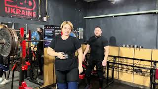 Ирина 🏋️‍♂️ Присед 130 кг Squat 130 kg  powerlifting [upl. by Heim673]