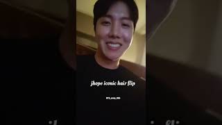 Jhope iconic hair flip 🙃 btsmember bts jhope junghoseok btsarmy056 [upl. by Ogg593]