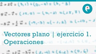 Vectores en el espacio  ejercicio 1 Operaciones con vectores [upl. by Lundt]