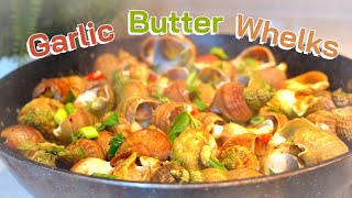 How To Cook Whelks  Garlic Butter Whelks  Ốc Xào Bơ Tỏi  ASMR  Eng  Viet Sub [upl. by Ynohtnaeoj]