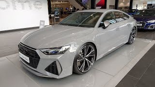 Audi RS7 Sportback  Nardo Grey  4K [upl. by Aulea]