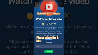 Mining secrets How digital cruncy is really made Episode 43 X Empire musk code X Empire episode 43 [upl. by Gnud989]