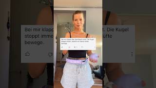 Warum die Kugel bei dir einfach nicht oben bleibt 🫣 hulahoop hulahoopfitness [upl. by Eillen537]