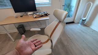 Ikea GRUPPSPEL gaming chair Gunnared beige Review [upl. by Mik]