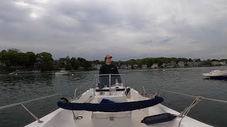 Boat Spotting in the Boston Whaler 170 Montauk [upl. by Brianne949]