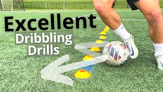 6 Simple Cone Weave Dribbling Drills for Beginners [upl. by Pardo]