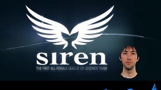 All Girl Team Siren vs HotShotGG and Friends  League of Legends Season 3 Spectated by TheOddOne [upl. by Wilinski217]