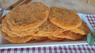 COTOLETTE di ZUCCA ricetta di zucca FRITTA E AL FORNO ricette zucca [upl. by Anstice]