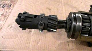 Caterpillar D2 and D4 starting pinion operation [upl. by Blunk]