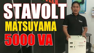 Review Stavolt Matsuyama 5000VA  Stabilizer Listrik Cocok Untuk Home Industri [upl. by Allerym598]