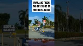 BAWAL ANG TRUCKS AND BUSES DITO SA PARKING SA KANAN  CALTEX MEGA STATION NLEX [upl. by Helge]