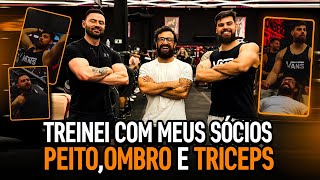 PEITO OMBRO E TRICEPS  TREINO NA IRON BERG [upl. by Airitac430]