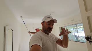 Final Coat Ceiling Joints Cornice Then Paint Fast [upl. by Arron]