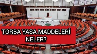 TORBA YASA MADDELERİ NELER [upl. by Hildegaard]