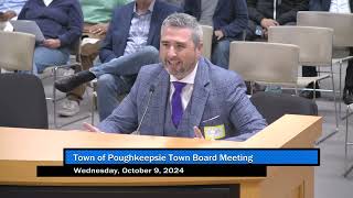 The Poughkeepsie Town Board and Workshop Meeting  Wednesday October 9 2024 [upl. by Assenej]