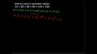 Series in Summation Notation  College Algebra Tips [upl. by Marinna]