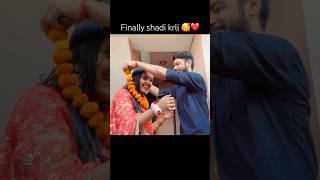 Shadi lar li 🥰❤️ bollywood song music newsong love comedy bolywoodmusic shortsfeed funny [upl. by Nosille]