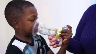 Using an Inhaler with a Spacer Mask [upl. by Retsub]