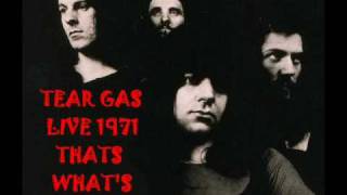 TEAR GAS with Zal Cleminson LIVE 1971 [upl. by Duma169]