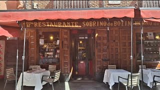 💥Sobrino de Botín el Restaurante más Antiguo del Mundo😮😋 Y comimos Ahí [upl. by Wadleigh888]