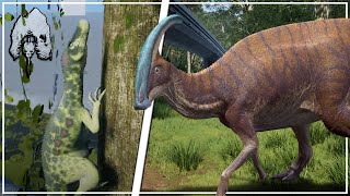 Herrerasaurus Climbing Parasaurolophus Showcase  The Isle Evrima [upl. by Yettie489]