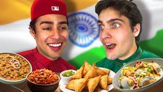 I Tried INDIAN Food For The First Time [upl. by Vivianne]