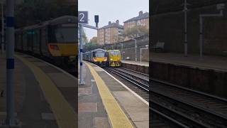 707 021 and a National Rail Freight Train at Woolwich Dockyard [upl. by Drarreg]